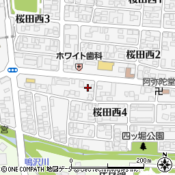 進学プラザ　桜田西教室周辺の地図