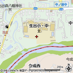 宮城県仙台市太白区茂庭中ノ瀬西周辺の地図