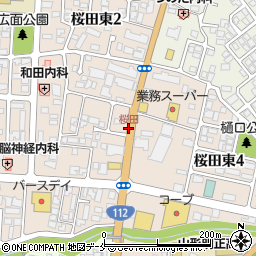 桜田周辺の地図