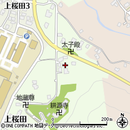 山形県山形市上桜田154周辺の地図