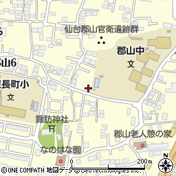 仙台市役所　教育局郡山遺跡発掘調査事務所周辺の地図