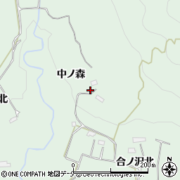 宮城県仙台市太白区茂庭中ノ森周辺の地図