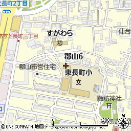 仙台市役所太白区児童館　東長町児童館周辺の地図