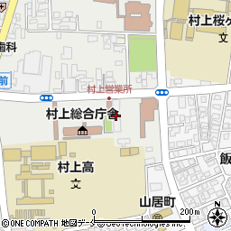 新潟交通観光バス労働組合村上分室周辺の地図