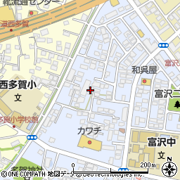 プティ・パレ富沢周辺の地図