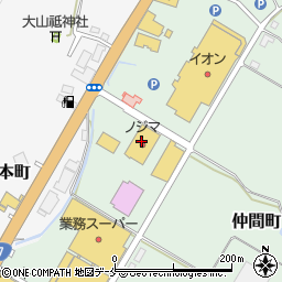 ノジマ村上店周辺の地図