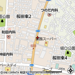 山形五十番飯店 上海厨房 桜田店周辺の地図