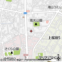 山形県山形市東青田3丁目8-18周辺の地図