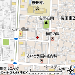プライベート桜田東周辺の地図