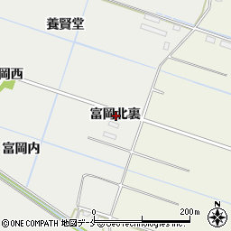 宮城県仙台市若林区荒井富岡北裏周辺の地図