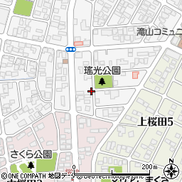 山形県山形市東青田3丁目8-15周辺の地図