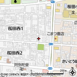 公文式桜田西教室周辺の地図