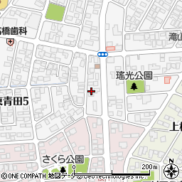 山形県山形市東青田5丁目11-27周辺の地図