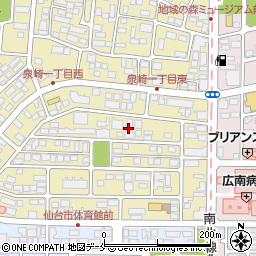 ドーミー長町南レディス周辺の地図