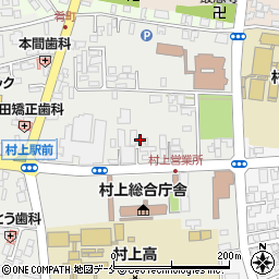 タウンホテル村上周辺の地図