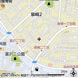 セジュール泉崎周辺の地図