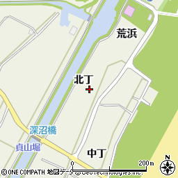 宮城県仙台市若林区荒浜（北丁）周辺の地図