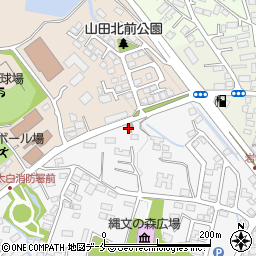 仙台南警察署山田交番周辺の地図