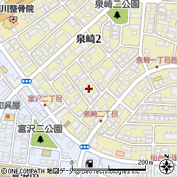 ホームユニバース泉崎周辺の地図