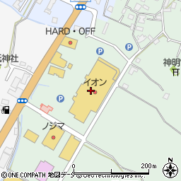 イオン村上東店周辺の地図