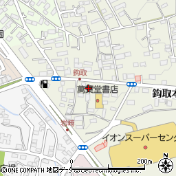 仙台鈎取郵便局 ＡＴＭ周辺の地図