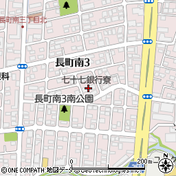 七十七銀行仙台南社宅Ａ棟周辺の地図