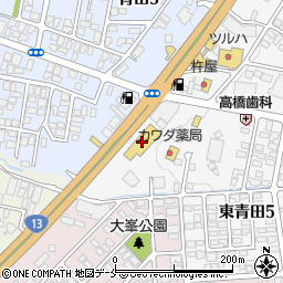 ネッツトヨタ山形本社周辺の地図