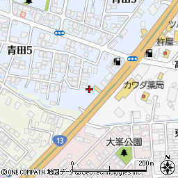 遠藤商事株式会社　青田ＳＳ周辺の地図