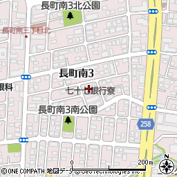七十七銀行仙台南社宅Ｂ棟周辺の地図