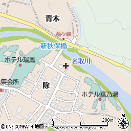 華乃湯社員寮周辺の地図