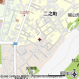 新潟県村上市羽黒口4周辺の地図