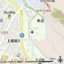 山形県山形市上桜田25周辺の地図