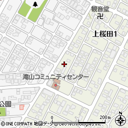 山形県山形市上桜田1丁目13周辺の地図