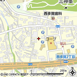 仙台市　西多賀市民センター周辺の地図
