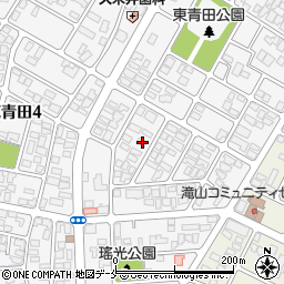 山形県山形市東青田3丁目2-9周辺の地図