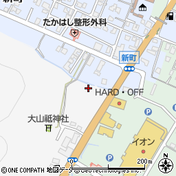 新潟県村上市本町周辺の地図