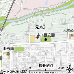 株式会社野川食肉食品センター　山形南店周辺の地図