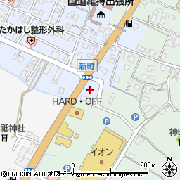 ほっともっと村上新町店周辺の地図