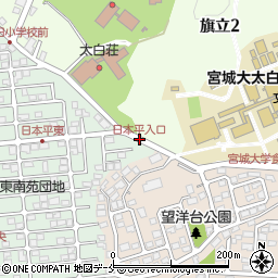日本平入口周辺の地図