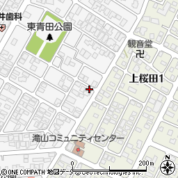 山形県山形市東青田2丁目19-6周辺の地図