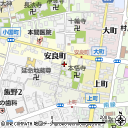 新潟県村上市安良町2-2周辺の地図