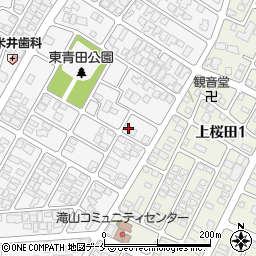 山形県山形市東青田2丁目18-14周辺の地図