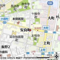 新潟県村上市安良町2-3周辺の地図