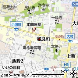 新潟県村上市安良町3周辺の地図