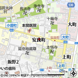 新潟県村上市安良町3-9周辺の地図