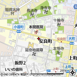 新潟県村上市安良町3-4周辺の地図