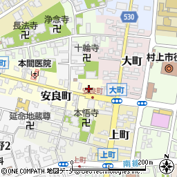 新潟県村上市安良町1周辺の地図