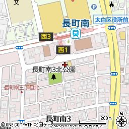 ファミリーマート長町南駅前店周辺の地図