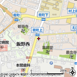 松籟庵角銀周辺の地図