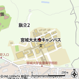 宮城県仙台市太白区旗立周辺の地図